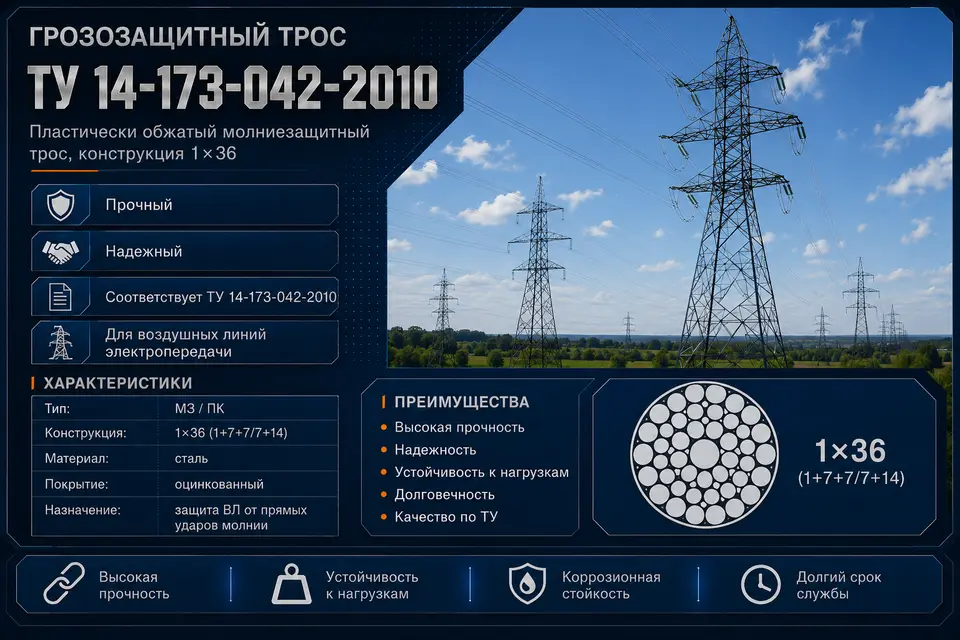 Грозотрос по ТУ
